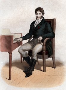 Etienne Nicolas Mehul (1763-1817) francia zeneszerző portréja. alkotó: French School