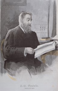 Eugene Poubelle (1831-1907) portréja, a La Revue Illustree-ből. 1893. június 15. (színes metszet) alkotó: French School