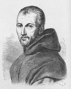Mersenne atya (1588-1648) portréja - a Tudományos albumban; jeles tudósok; Nagy felfedezések””” 1896. alkotó: French School
