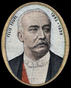 Felix Faure (1841-1899) iparos és politikus, mérsékelt republikánus portréja, 1895 és 1899 között lett köztársasági elnök. alkotó: French School