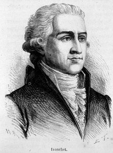 Francois Denis Tronchet (1726-1806), jogász és politikus portréja – Henri Martin „L’Histoire de France” című művében alkotó: French School
