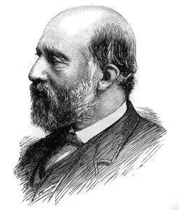 Francois Ferdinand Philippe, Joinville hercegének (1818-1900) portréja. Metszet a „Le Monde Illustré”-ben, 1886. június 26. alkotó: French School