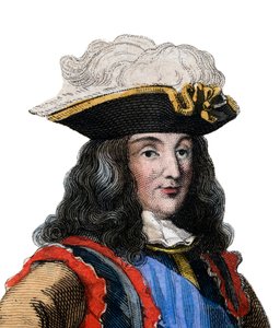 Francois Henri de Montmorency Bouteville, Marechal de Luxembourg (1628-1695), francia tábornok, Franciaország marsalljának portréja. alkotó: French School