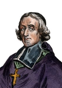 Francois de Pons de Salignac de La Mothe Fenelon (1651-1715) francia érsek, teológus, költő és író portréja. alkotó: French School