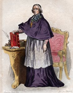 Francois de Pons de Salignac de La Mothe Fenelon (1651-1715) francia érsek, teológus, költő és író portréja. alkotó: French School