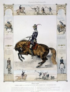 Frédéric Grison portréja Charles Aubry "Az ókori és modern lovaglás festői története" című művében. alkotó: French School