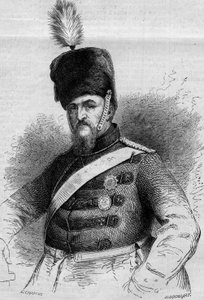 VII. Frigyes (1808-1863), dán király portréja. Metszet a „” Le Monde Illustré”” 346. számában, 1863. november 28. alkotó: French School