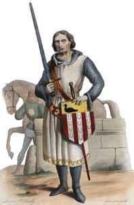 Gaucher V de Chastillon (kb.1249-1329), francia rendőr portréja. alkotó: French School