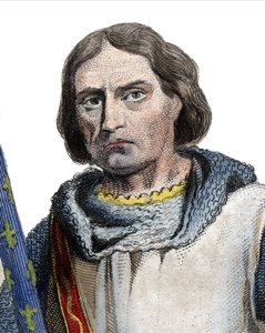 Gaucher V de Chastillon (kb.1249-1329), francia rendőr portréja. alkotó: French School
