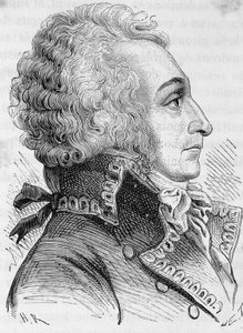 Alexandre de Beauharnais vikomt (1760-1794) tábornok portréja, akit azzal vádolnak, hogy 1793-ban rosszul védte Mainzot, guillotine volt – Henri Martin „L
