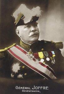 Joseph Joffre tábornok (1852 - 1931) portréja. alkotó: French School