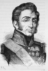 Lamarque tábornok (1770 - 1832) portréja – Henri Martin „Franciaország története” c. alkotó: French School