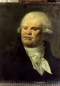 Georges Jacques Danton (1759 - 1794) portréja. A francia iskola névtelen festménye. Musee Carnavalet, Párizs. alkotó: French School