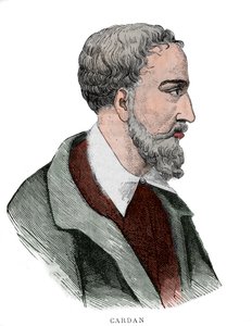 Gerolamo Cardano portréja (Girolamo Cardano, Hieronymus Cardanus vagy Jerome Cardan) alkotó: French School