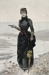 Gyp portréja (Sibylle Gabrielle Marie Antoinette Riquetti de Mirabeau, Martel de Janville grófnője) (1849-1932), Fren francia író alkotó: French School