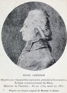 Henri portréja, aki Gregoire abbéként (1750-1831), francia egyházi és politikusként ismert alkotó: French School