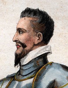 I. Henrik, Guise hercegének (1550-1588) a sebhelyesnek nevezett portréja. alkotó: French School