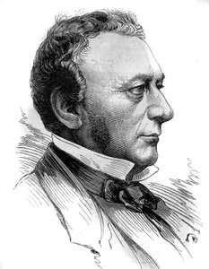 Isaac Pereire (1800 - 1875), a Societe de Credit mobiler és a generale transatlantic társaság alapítójának portréja. Metszet a „” Le Monde Illustré”” 1218. számában, 1880. július 31. alkotó: French School