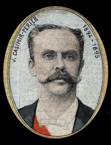 Jean Casimir-Perrier (Casimir Perrier, Casimir Perrier, Casimir-Perrier) (1847-1907), a Francia Köztársaság elnökének portréja. alkotó: French School