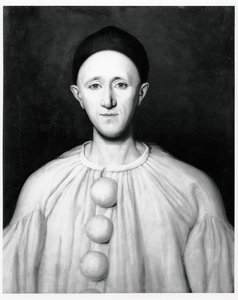 Jean Charles Deburau (1829-73) portréja Pierrot szerepében