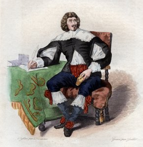 Jean Louis Guez de Balzac (1597-1654) francia író portréja. alkotó: French School