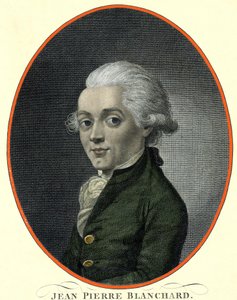 Jean Pierre (Jean-Pierre) Blanchard (1753-1809) francia légijármű portréja. alkotó: French School