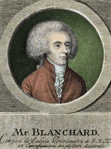 Jean Pierre (Jean-Pierre) Blanchard (1753-1809) francia légijármű portréja. alkotó: French School