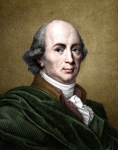 Johann Gottfried Herder (1744-1803) német filozófus és író portréja. (későbbi színezés) alkotó: French School