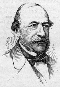Joseph Autran (1813-1877) francia költő és akadémikus portréja. Metszet a „” Le Monde Illustré”” 883. számában, 1874. március 14. alkotó: French School