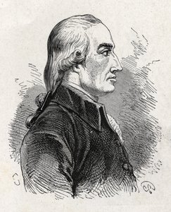 Joseph Black (1761 - 1799), brit fizikus és kémikus (a magnézia felfedezése) portréja - a Tudományos Albumban; jeles tudósok; Nagy felfedezések””” 1896. alkotó: French School