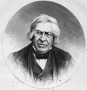 Jules Michelet (1798-1874) francia történész és író portréja. Metszet a „” Le Monde Illustré”” 879. számában, 1874. február 14. alkotó: French School