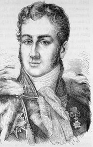 Jules de Polignac francia politikus (1780-1847) portréja – Henri Martin „L’Histoire de France” című művében alkotó: French School