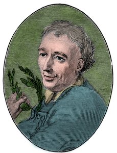 Laurence Eusden (1688-1730) angol költő portréja. alkotó: French School