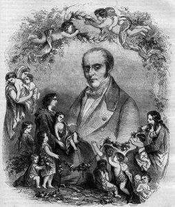 Louis Benoit Guersant (1777-1848) francia orvos portréja. alkotó: French School