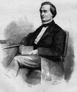 Louis Bernard Bonjean (1804-1871), francia bíró és szenátor portréja. Metszet a „” Le Monde Illustré”” 309. számában, 1863. március 14. alkotó: French School