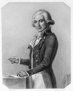 Marguerite Elie Guadet francia politikus (1758-1794) portréja. Lamartine "L