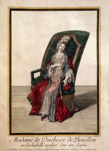 Marie Anne Mancini portréja (18. századi metszet) alkotó: French School