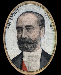 Marie Francois Sadi Carnot (1837-1894), a Francia Köztársaság elnökének portréja. alkotó: French School
