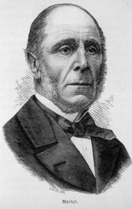 Martel portréja (politikus – Thiers vezetése alatt) – Henri Martin „Franciaország története” című filmjében alkotó: French School