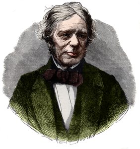Michael Faraday (1791-1867) angol kémikus és fizikus portréja. alkotó: French School