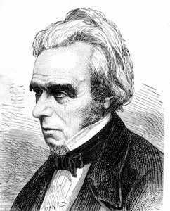 Michel Faraday (1791 - 1867) brit fizikus és kémikus portréja a „” Album of Science-ben; jeles tudósok; Nagy felfedezések””” 1896. alkotó: French School