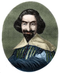 Miguel de Cervantes Saavedra (1547-1616) spanyol író portréja. Metszet 1852-ből Velasquez festményéről. alkotó: French School