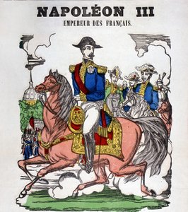 Napóleon portréja III. Epinal képe alkotó: French School