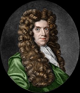 Neremiah Grew (1641-1721) portréja. angol botanikus. alkotó: French School