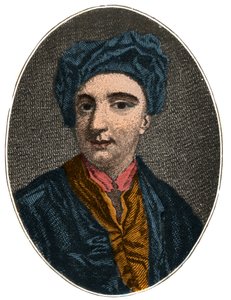 Nicholas Rowe (1674-1718) angol drámaíró, költő és vegyes író portréja. alkotó: French School