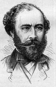 Octave Feuillet (1821-1890) francia regényíró, drámaíró és akadémikus portréja. Metszet a „” Le Monde Illustré”” 883. számában, 1874. március 14. alkotó: French School