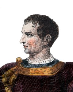 Olivier V de Clisson (1336-1407) francia rendőr portréja. alkotó: French School