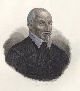 Olivier de Serres (1539-1619) francia agronómus portréja. a „” Hasznos férfiak portréi” című filmben alkotó: French School