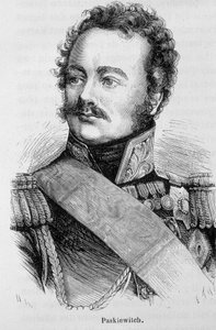 Paskiewitch (vagy Paskeevich), orosz marsall (1782-1856) portréja - Henri Martin "L