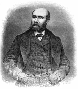 Paul Henry Corintin Feval portréja (Paul Feval pere alkotó: French School